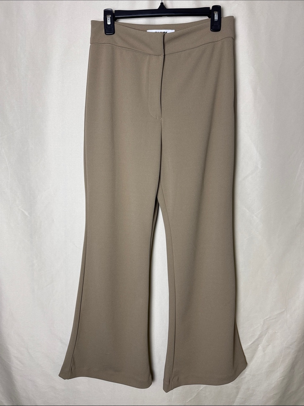 DKNY Taupe Boot-Cut Ponte Pants